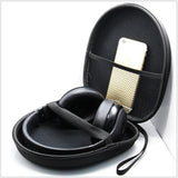 Earphone Case Headset Hard Carrying Box Headphone Storage Bag Black Universal - Extra Image