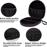 Earphone Case Headset Hard Carrying Box Headphone Storage Bag Black Universal