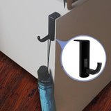 Universal Headphone Hook Desk Edge Mount Adhesive Headset Holder - White - 45-Degree Angle