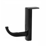 Universal Headphone Hook Desk Edge Mount Adhesive Headset Holder - White - Rear View