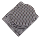4pcs Silicone Honeycomb Heat Resistant Mats Table Cup Pot Coasters Home Kitchen - Red - Extra Image