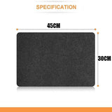Non Slip Heat Resistant Kitchen Mat for Air Fryer Coffee Maker Toaster 30x45cm - Side View