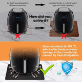 Non Slip Heat Resistant Kitchen Mat for Air Fryer Coffee Maker Toaster 30x45cm - 45-Degree Angle