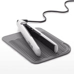 Hair Styling Tools Heat Resistant Mat for Curling Iron Flat Iron Straightener Pad - Grey