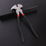 Multi Functional Fence Pliers Carbon Steel for Wire Cutting Bending - Top-Down View