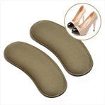 5 Pairs Sticky Fabric Shoe Pads Cushion Liner Grips Back Heel Inserts Insoles