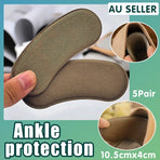 5 Pairs Sticky Fabric Shoe Pads Cushion Liner Grips Back Heel Inserts Insoles