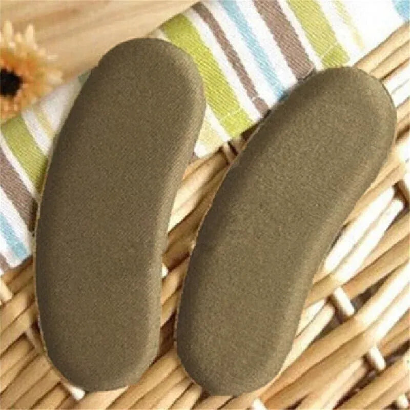 5 Pairs Sticky Fabric Shoe Pads Cushion Liner Grips Back Heel Inserts Insoles