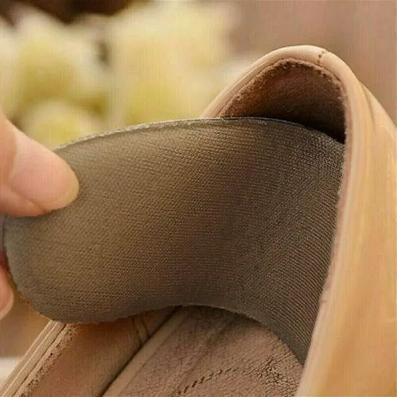 5 Pairs Sticky Fabric Shoe Pads Cushion Liner Grips Back Heel Inserts Insoles