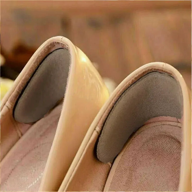 5 Pairs Sticky Fabric Shoe Pads Cushion Liner Grips Back Heel Inserts Insoles