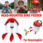 Outdoor Head Mounted Bird Feeder Portable Helmet Bird Feeder Wild Birds Feeding