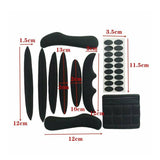 9 X Universal Bicycle Bike Cycling Helmet Padding Kit Replacement Foam Pads Set - Top-Down View