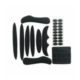 9 X Universal Bicycle Bike Cycling Helmet Padding Kit Replacement Foam Pads Set - Low Angle