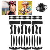 9 X Universal Bicycle Bike Cycling Helmet Padding Kit Replacement Foam Pads Set - Extra Image