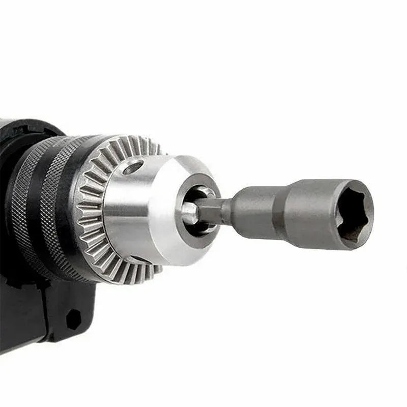14 Pcs Magnetic Hex Socket Nut Driver Set, 1/4 Inch Hex Shank, 6-19mm