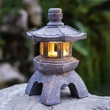 Zen Inspired Solar Pagoda Powered Outdoor Courtyard Decorative Lights Waterproof - Extra Image