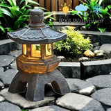 Zen Inspired Solar Pagoda Powered Outdoor Courtyard Decorative Lights Waterproof - Extra Image
