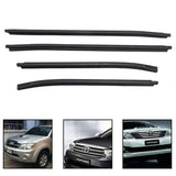 05-15 Toyota Hilux Double Cab Window Seals Rubber Weather Strip - Side View
