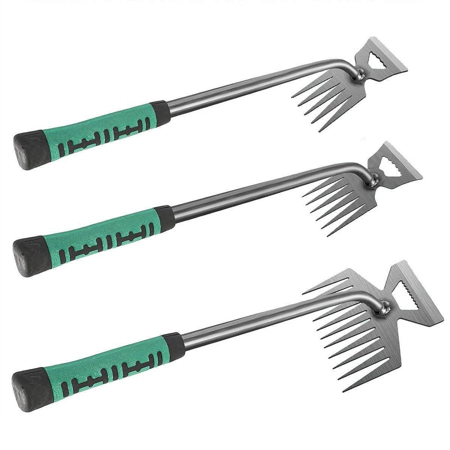 Garden Weeding Digging Tool Farm Household Hoe Durable Handheld Weeder Artifact - 11 teeth