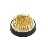 Round Flower Base Holder Spiky Frog Fixed Tool Floral Arrange For Ikebana Kenzan - 23mm - Low Angle