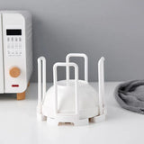2pcs Kitchen Dish Drying Rack with Drainage Storage Cup Holder Organizer Stand - White - Extra Image