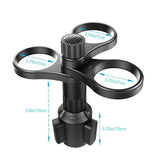 Car Multi Cup Holder Mug Holder Vehicle Drink Holder Organiser for Travel Use - Side View