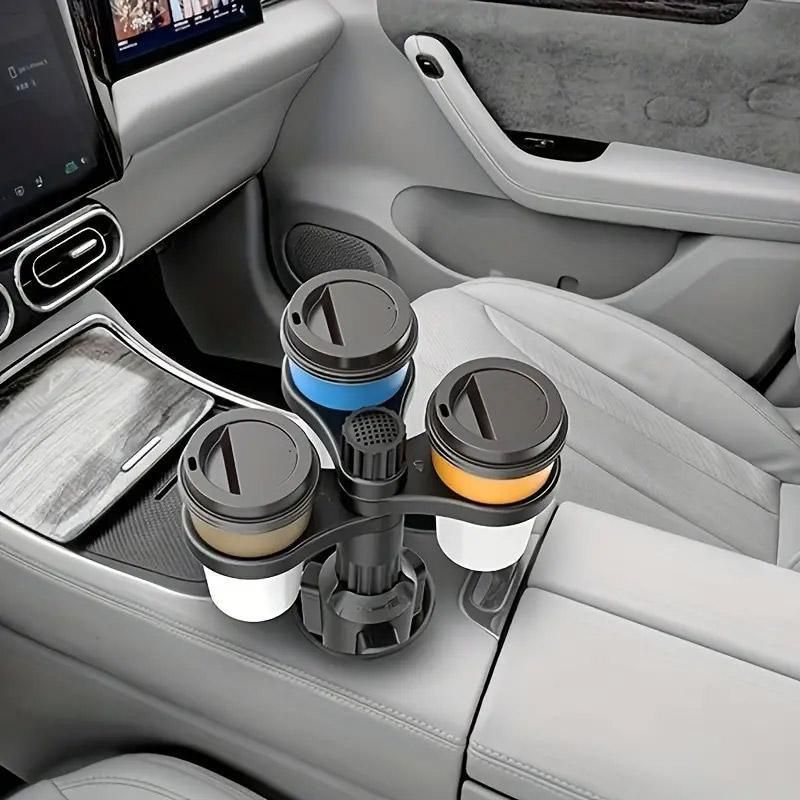 Car Multi Cup Holder Mug Holder Vehicle Drink Holder Organiser for Travel Use