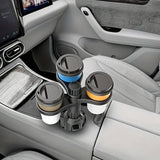 Car Multi Cup Holder Mug Holder Vehicle Drink Holder Organiser for Travel Use