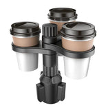 Car Multi Cup Holder Mug Holder Vehicle Drink Holder Organiser for Travel Use - Extra Image