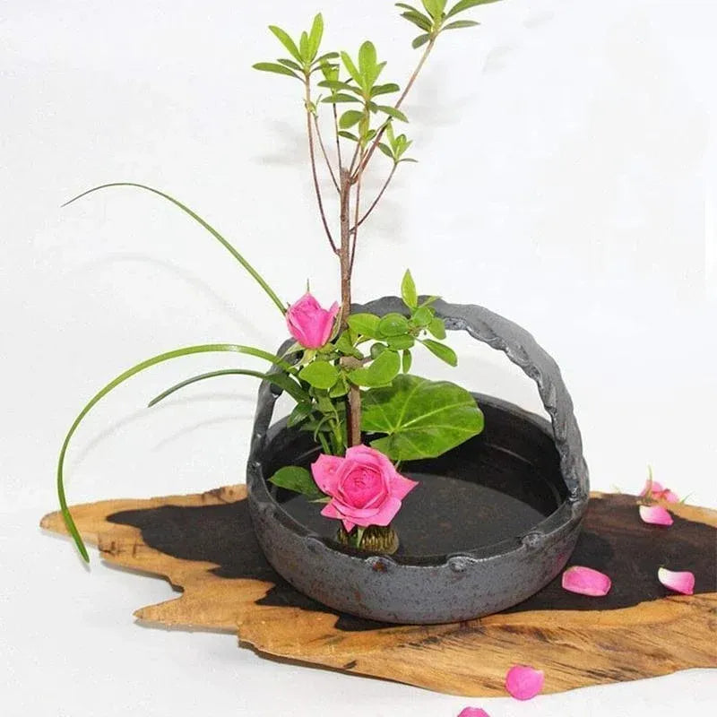 Round Flower Base Holder Spiky Frog Fixed Tool Floral Arrange For Ikebana Kenzan