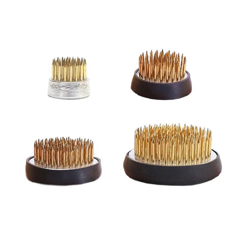 Round Flower Base Holder Spiky Frog Fixed Tool Floral Arrange For Ikebana Kenzan - 46mm