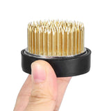 Round Flower Base Holder Spiky Frog Fixed Tool Floral Arrange For Ikebana Kenzan - 46mm - 45-Degree Angle