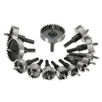 13pcs Hole Saw Set Metal Drill Bits 16-53mm Tungsten Steel Iron Plate Copper Cutter