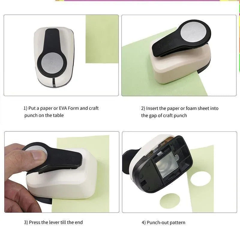Paper Puncher For Arts Cardmaking Craft Scrapbooking Circle Cutter Hole Punch - 38mm