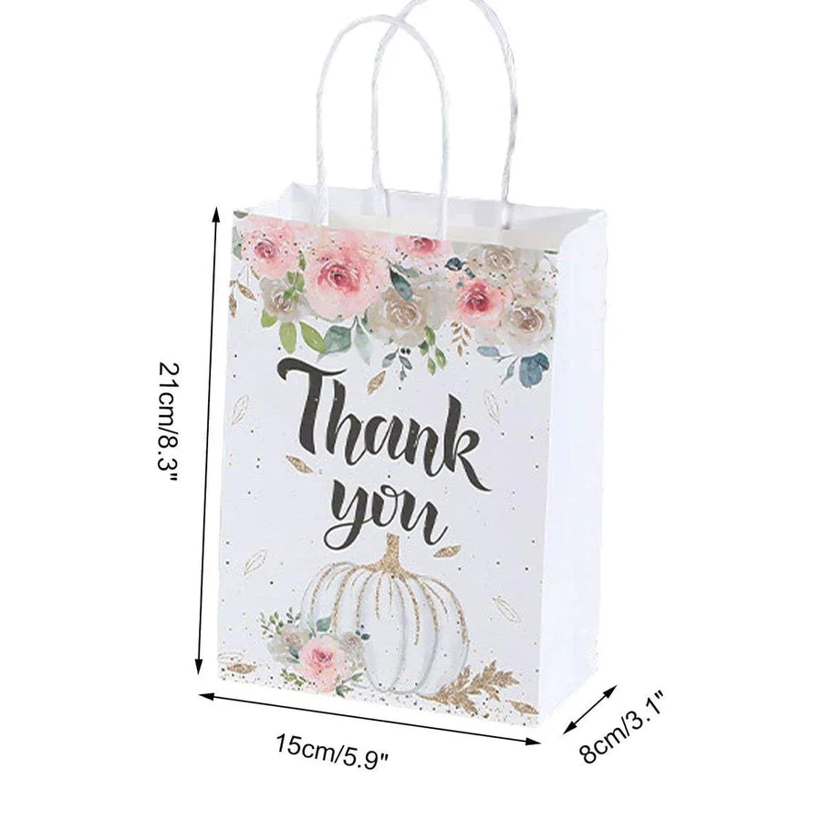 30pcs Printed Gift Bags Holiday Packaging Tote Gift Bags for Christmas Party