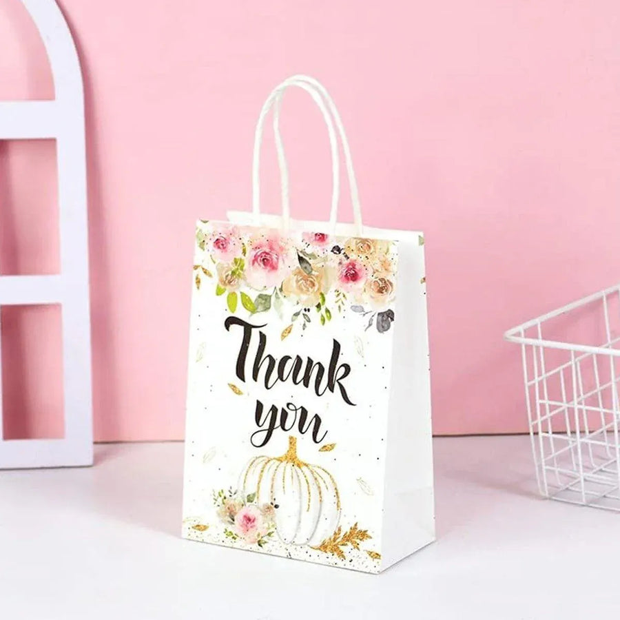 30pcs Printed Gift Bags Holiday Packaging Tote Gift Bags for Christmas Party