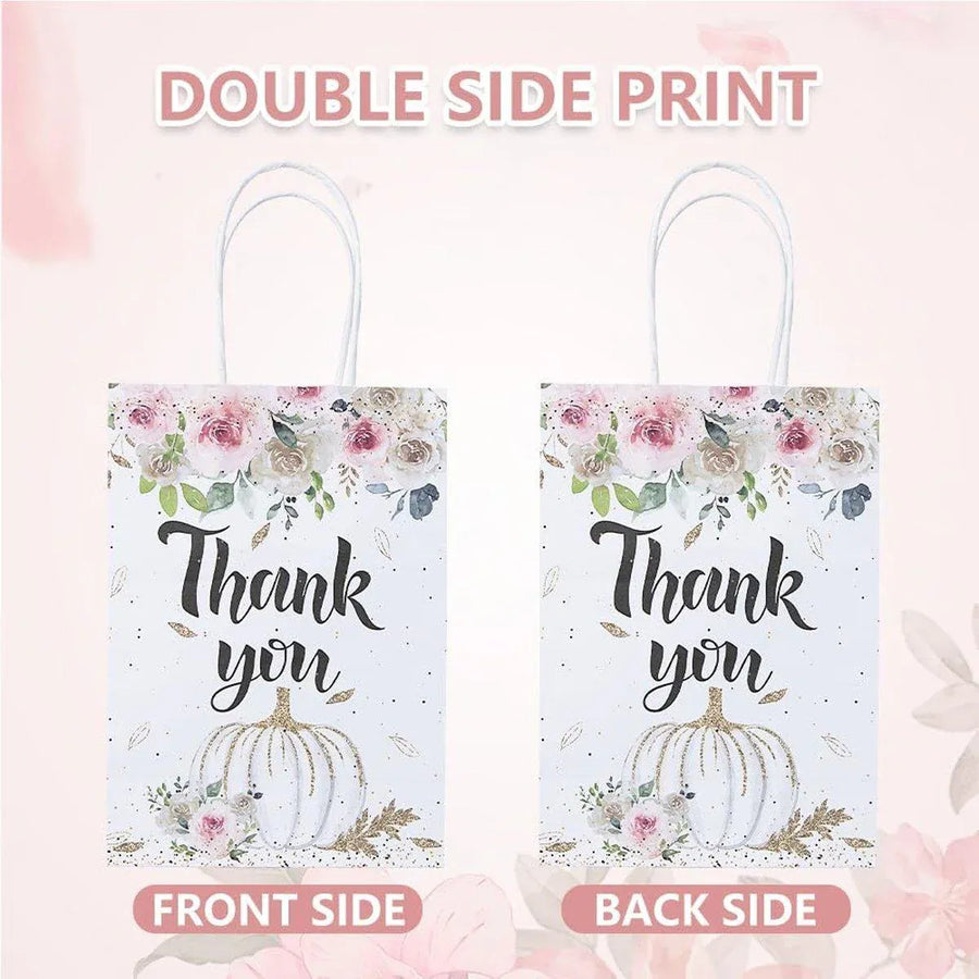 30pcs Printed Gift Bags Holiday Packaging Tote Gift Bags for Christmas Party