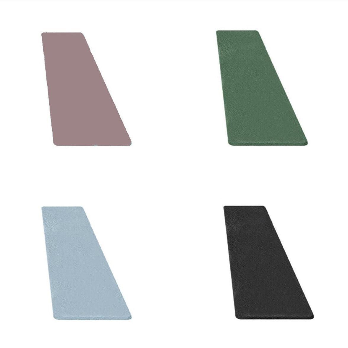 44x150cm Non-Slip Waterproof Kitchen Door Mat Floor Rug Carpet Anti-Oil Easy Clean - Blue