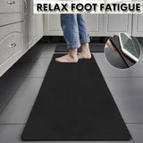 44x180cm Non-Slip Waterproof Kitchen Door Mat Floor Rug Carpet Anti-Oil Easy Clean - Blue - 45-Degree Angle