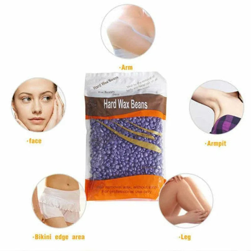 300G Hard Wax Bean No Strip No Pain Hot Film Body Waxing Hair Removal Depilatory
