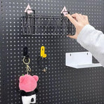5pcs Pegboard Hooks Storage Accessories Organizing Tools Wall Hanging Solutions
