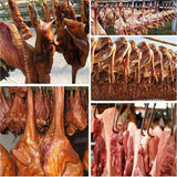 10PCS Steel S Meat Hooks for Beef Pork Lamb Roast Duck BBQ Grill Oven Hanging - L - Top-Down View