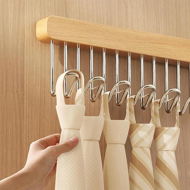 Multifunctional Household Hanger Wall Mounted Clothes Drying Rack Space Saver