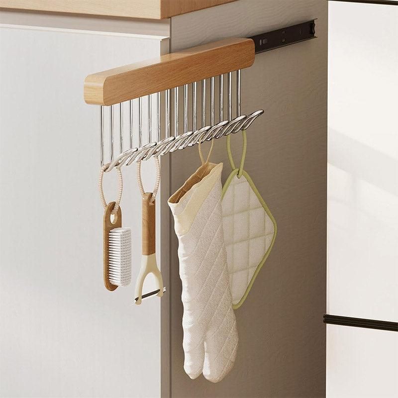 Multifunctional Household Hanger Wall Mounted Clothes Drying Rack Space Saver