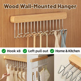 Multifunctional Household Hanger Wall Mounted Clothes Drying Rack Space Saver - Extra Image