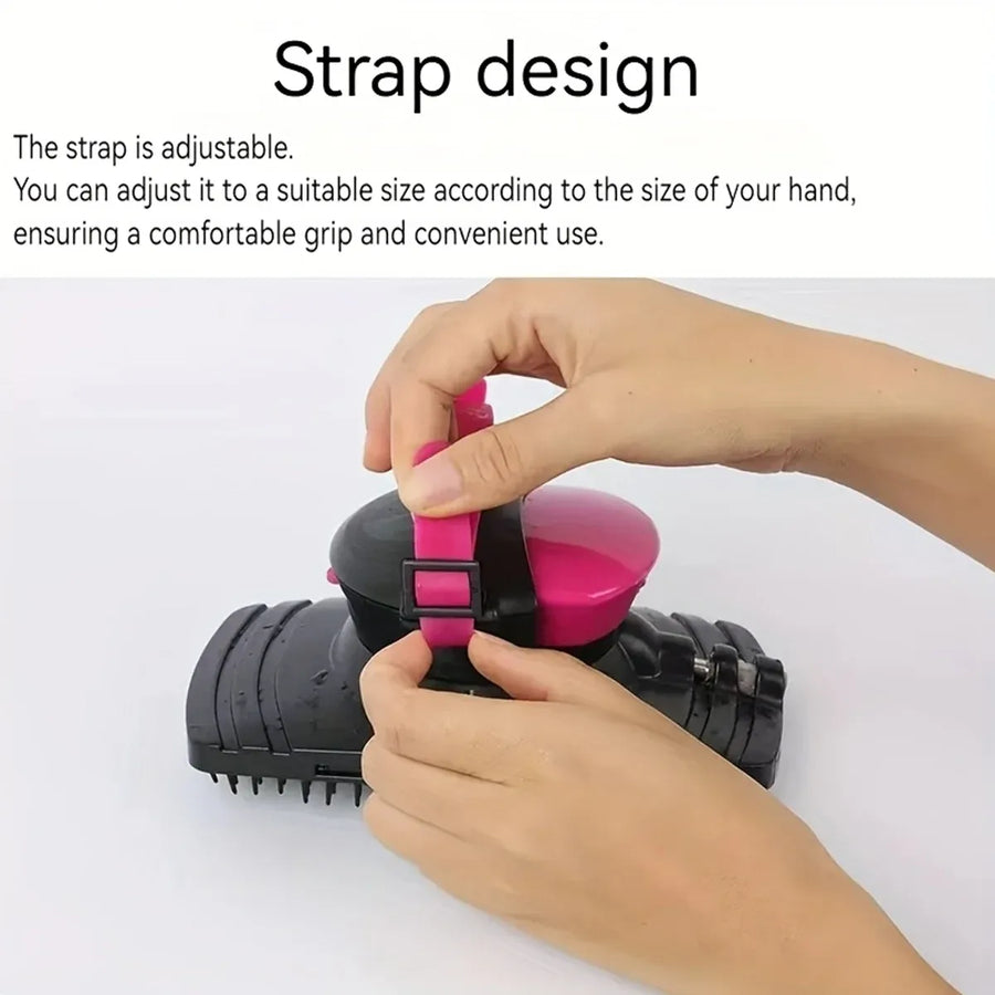 Horse Bath Brush Grooming Massage Comb Soft Bristle Cleaning Tool For Equine Use