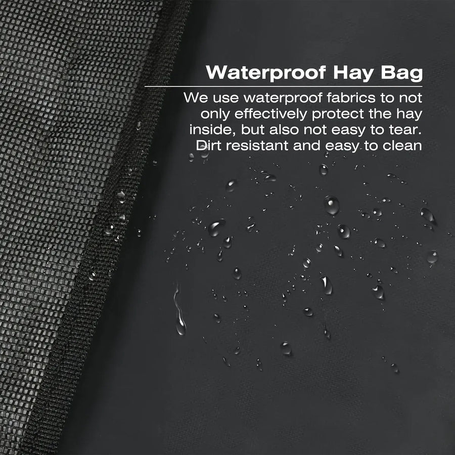 Horse Hay Feeder Bag Triangular Dry Straw Feeding Bag For Stable Farm Livestock