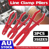 3PCS Nylon Hose Clamp Pliers Set | Flexible Pinch-Off Tool for Fuel Brake Water Lines