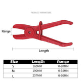 3PCS Nylon Hose Clamp Pliers Set | Flexible Pinch-Off Tool for Fuel Brake Water Lines - Side View