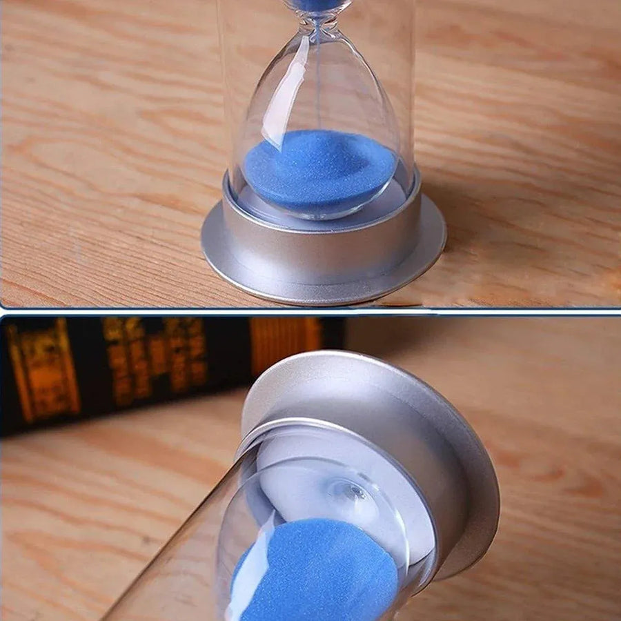 10/15/30 Minute Hourglass Timer Sand Timer for Home Office and Classroom Use - Sky Blue-15min